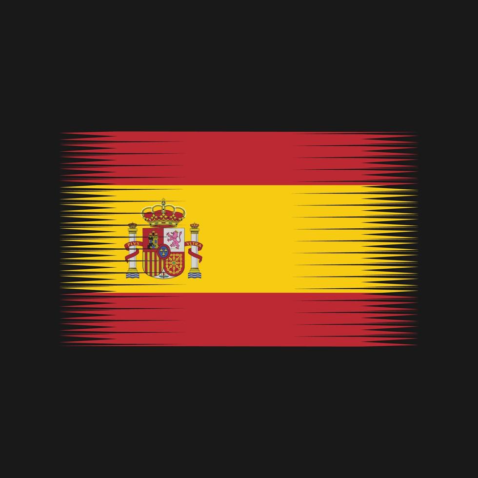 vector de la bandera de españa. bandera nacional
