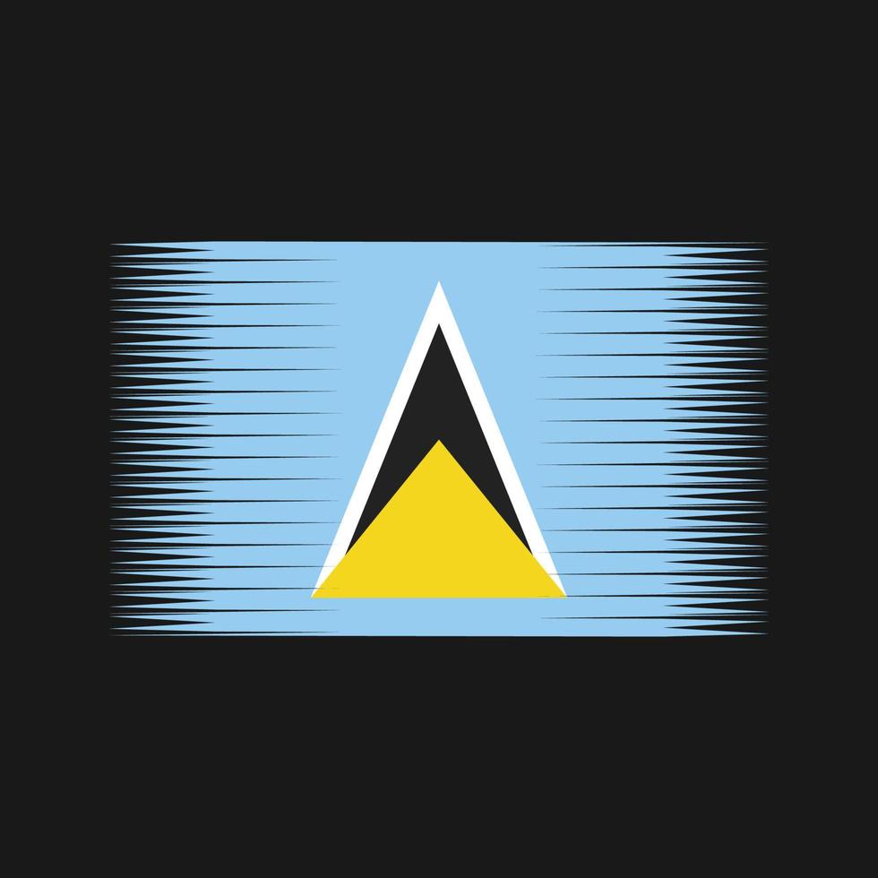 Saint Lucia Flag Vector. National Flag vector