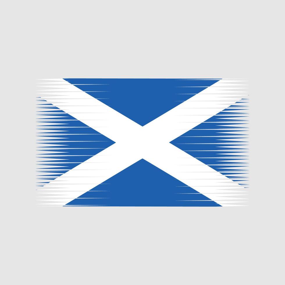 vector de la bandera de Escocia. bandera nacional