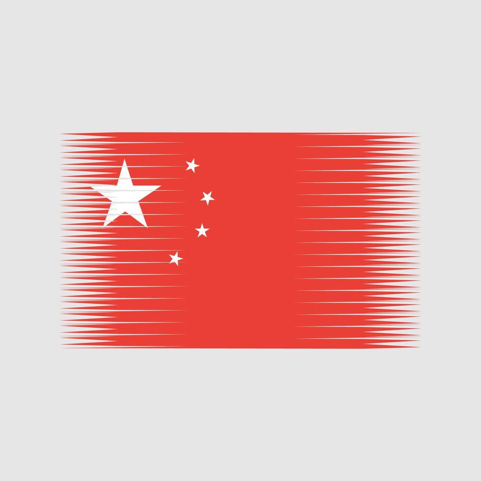 vector de bandera china. bandera nacional