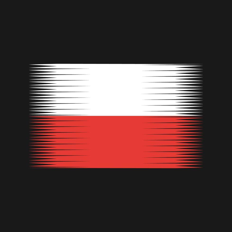 Poland Flag Vector. National Flag vector
