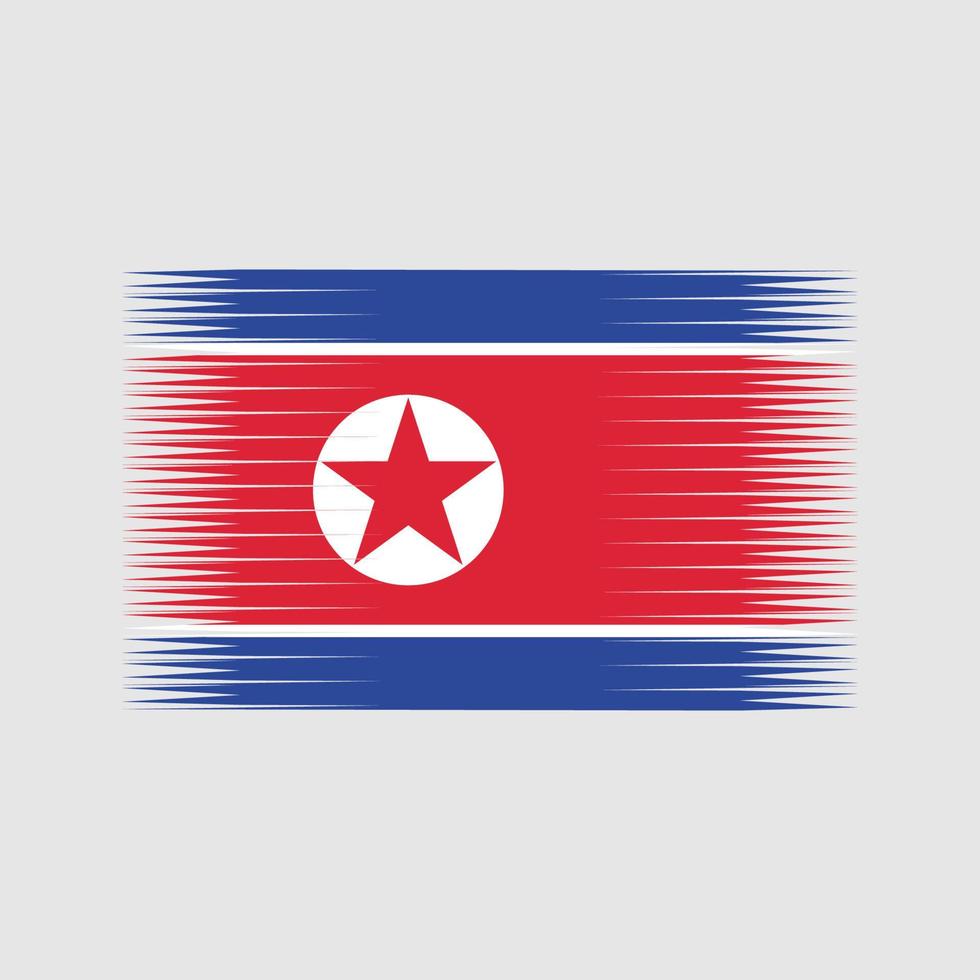 North Korea Flag Vector. National Flag vector