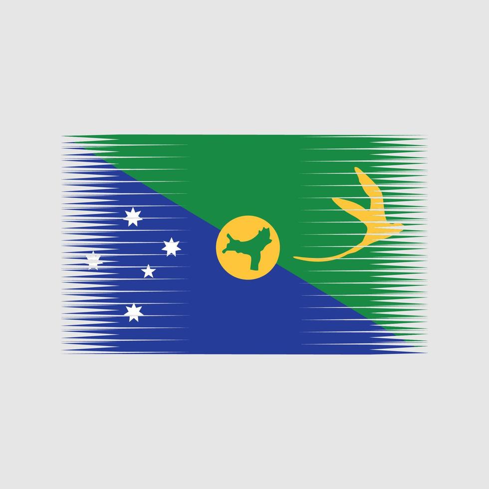 vector de la bandera de las islas de navidad. bandera nacional