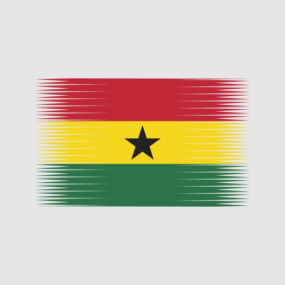 vector de la bandera de ghana. bandera nacional