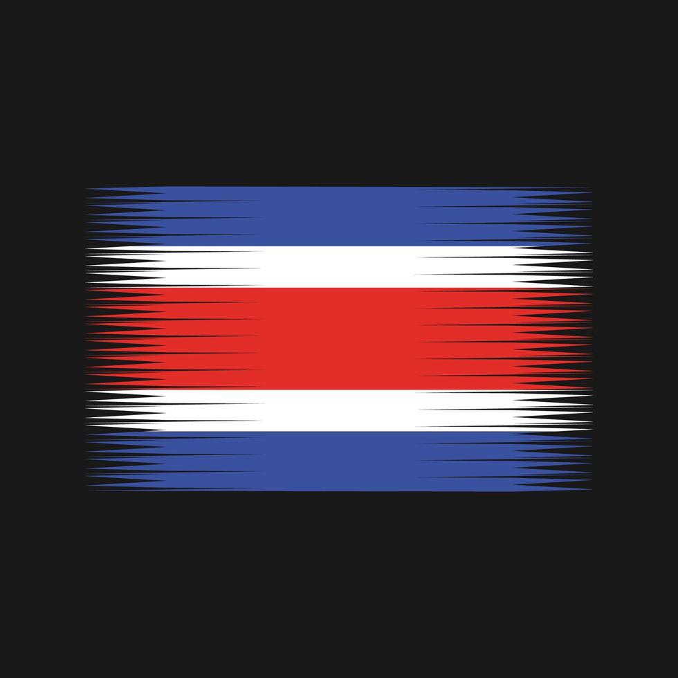 Costa Rica Flag Vector. National Flag vector