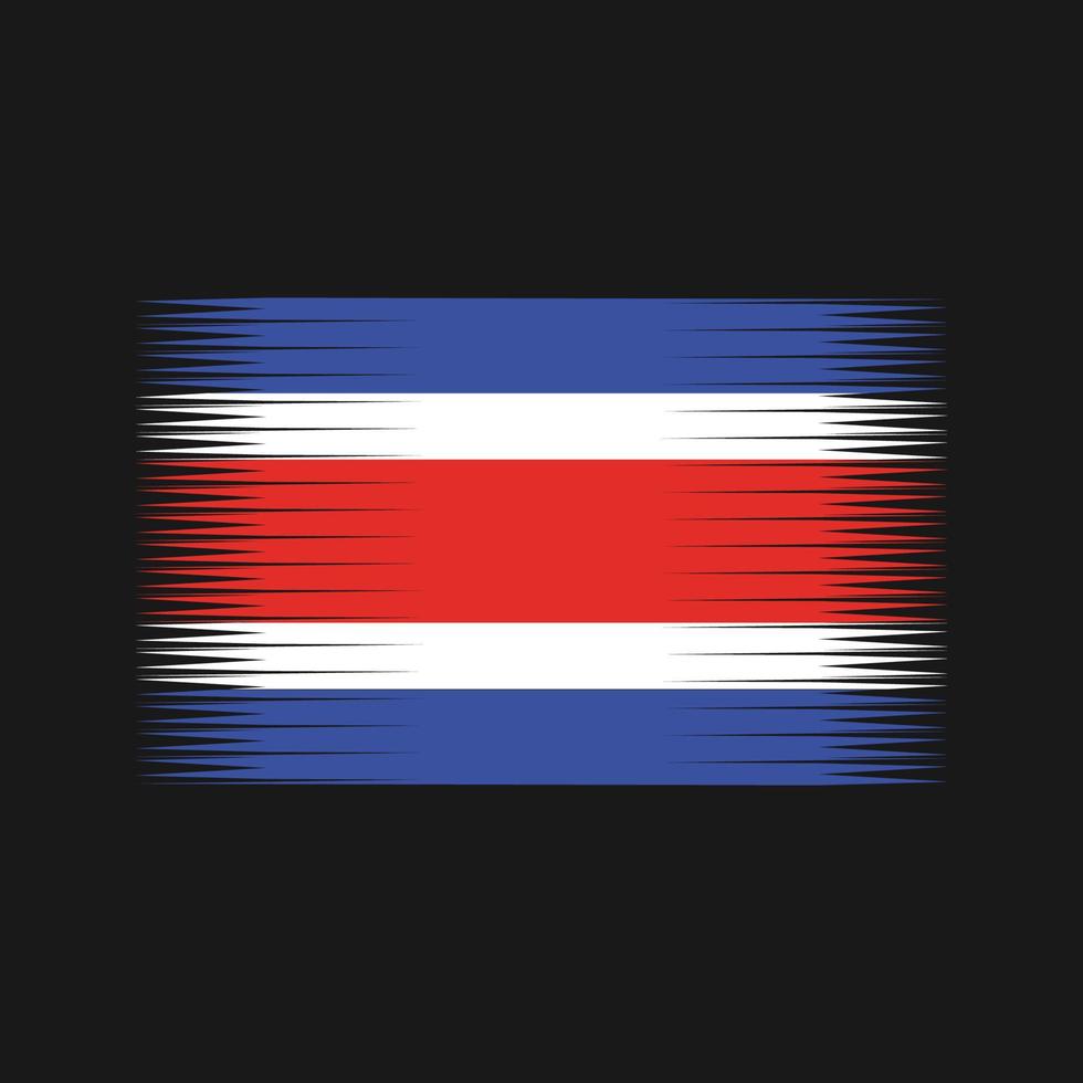 vector de la bandera de costa rica. bandera nacional