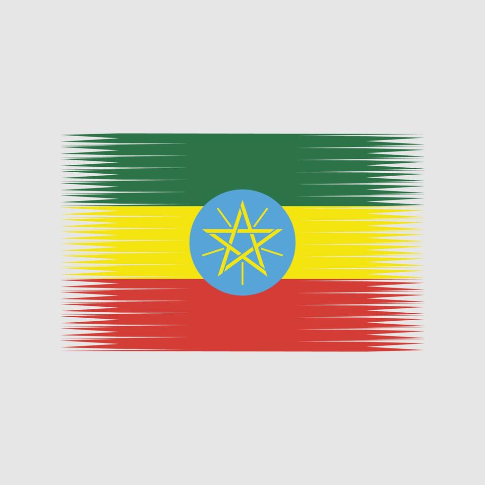 Ethiopia Flag Vector. National Flag vector