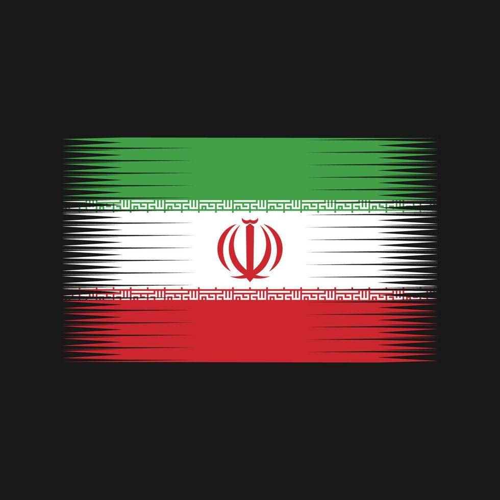 Iran Flag Vector. National Flag vector
