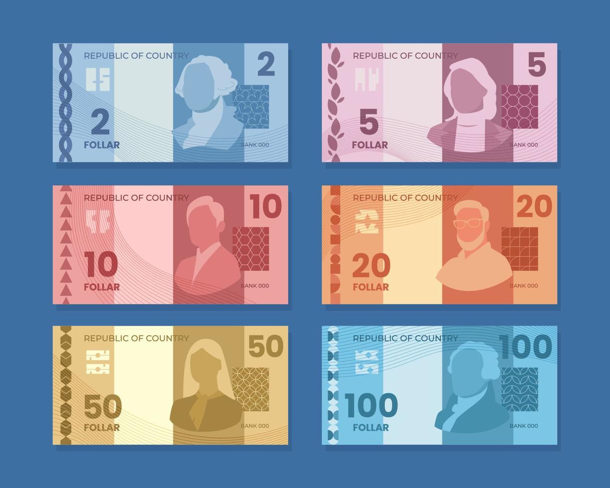 Paper Money Collection vector
