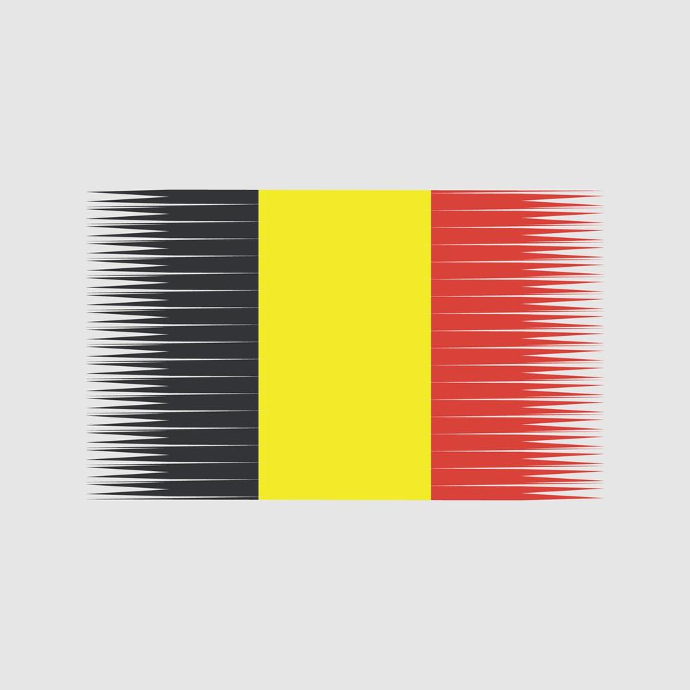 vector de bandera de Bélgica. bandera nacional