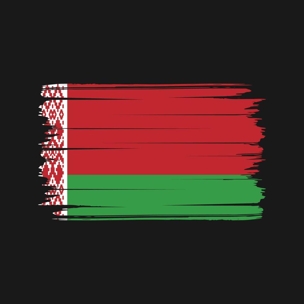 Belarus Flag Brush Vector. National Flag vector