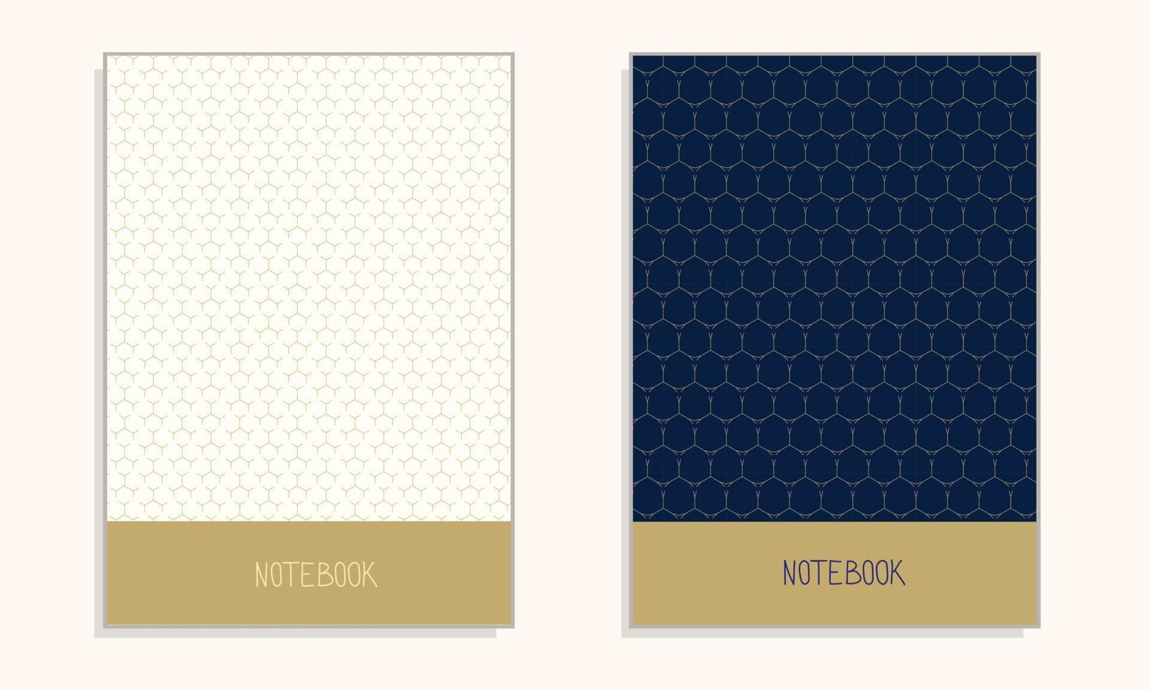 Modern luxury cover for notebook or annual report or others. Vector illustration