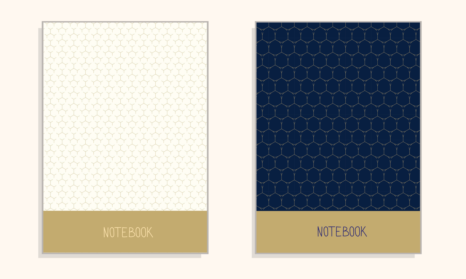 Modern luxury cover for notebook or annual report or others. Vector