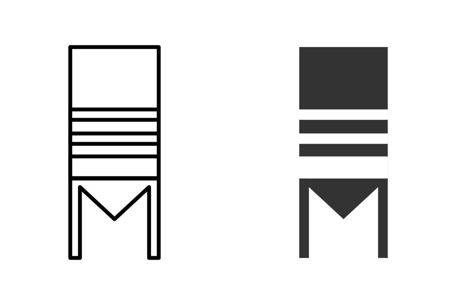 contorno de icono de granero de silo y símbolo de estilo de glifo de la colección de iconos de granja. se puede usar para web, ui, presentación, etc. vector