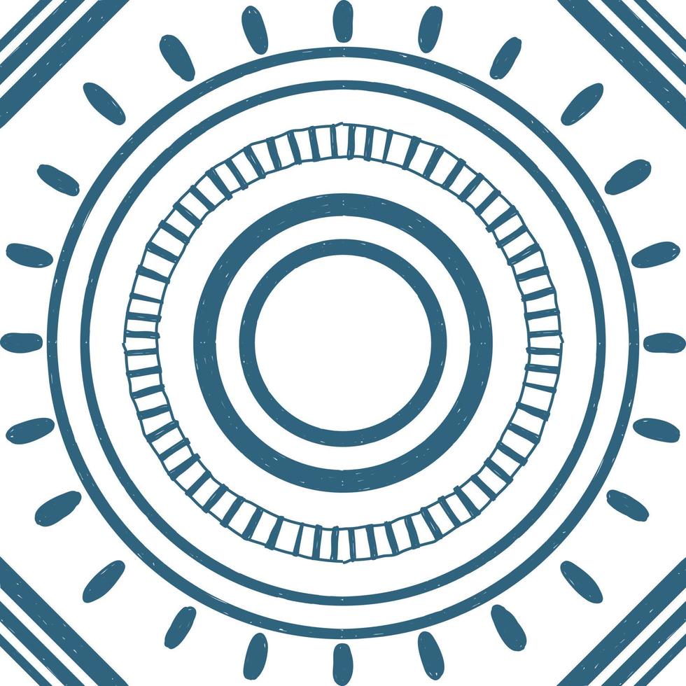 Block printed fabric. Pattern for repeating. Patterns for decoration. vector