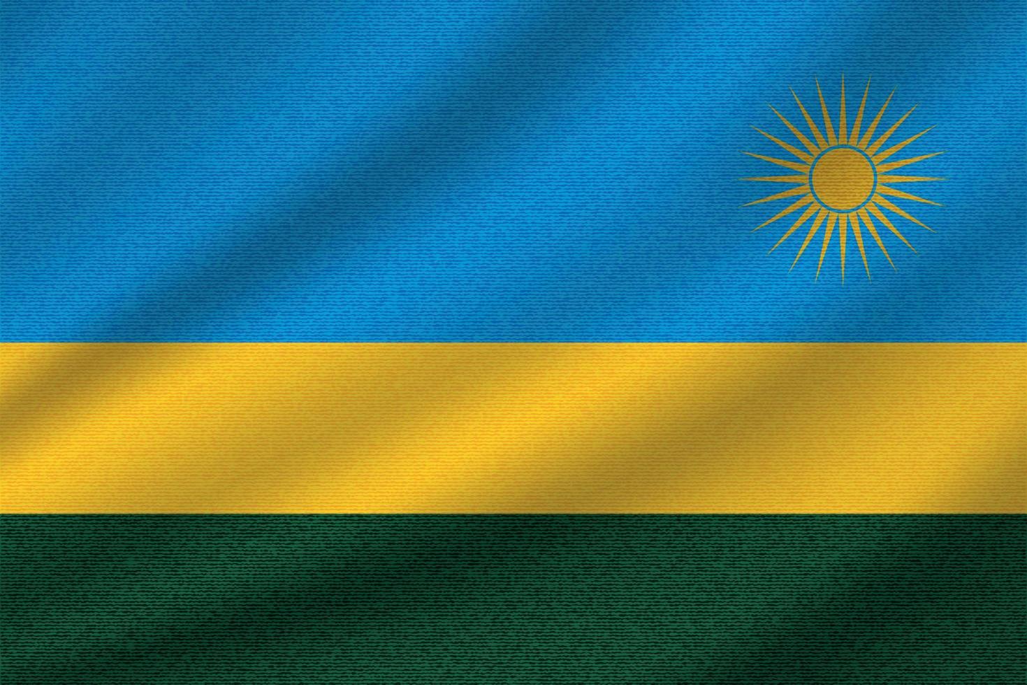 national flag of Rwanda vector