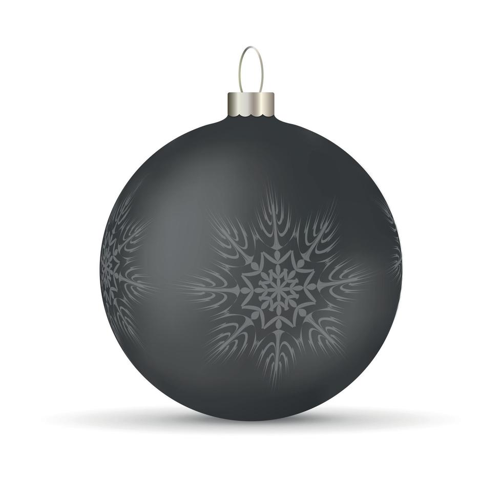 Vector illustration with decorated Christmas trees ball