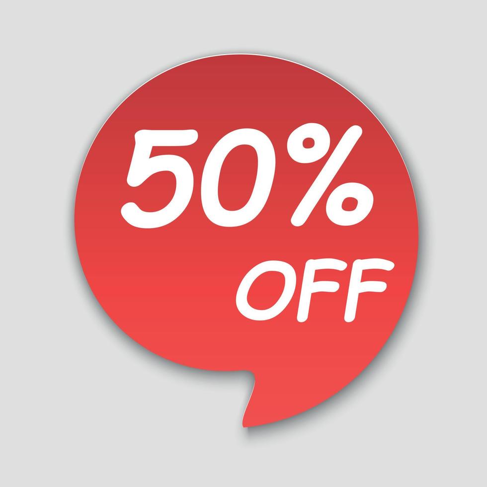 Sale offer or Price label, vector
