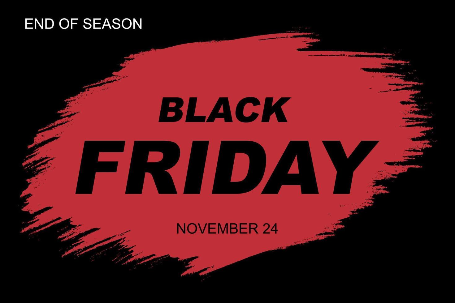 Black friday sale banner . Vector illustration