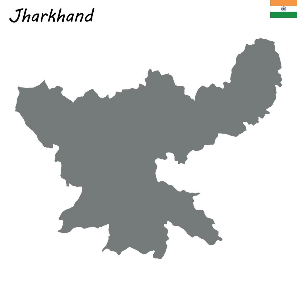 map of state of India vector