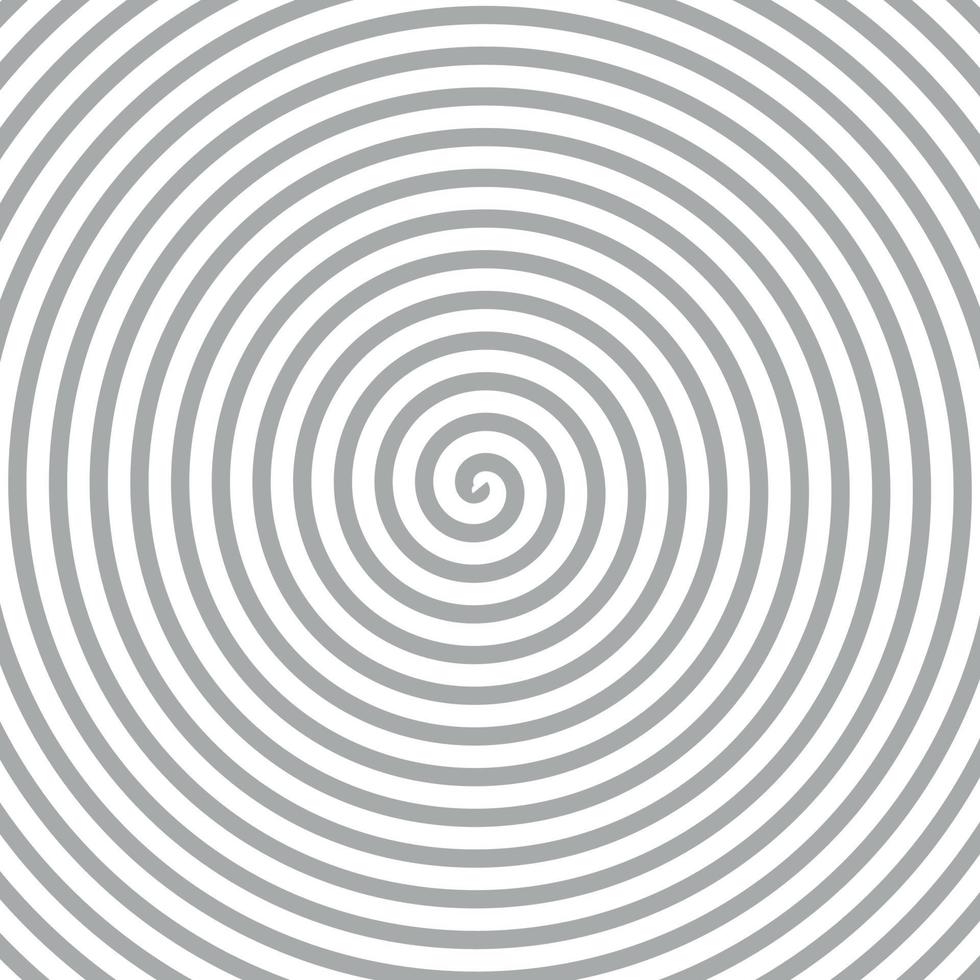 psychedelic spiral with radial rays, vector