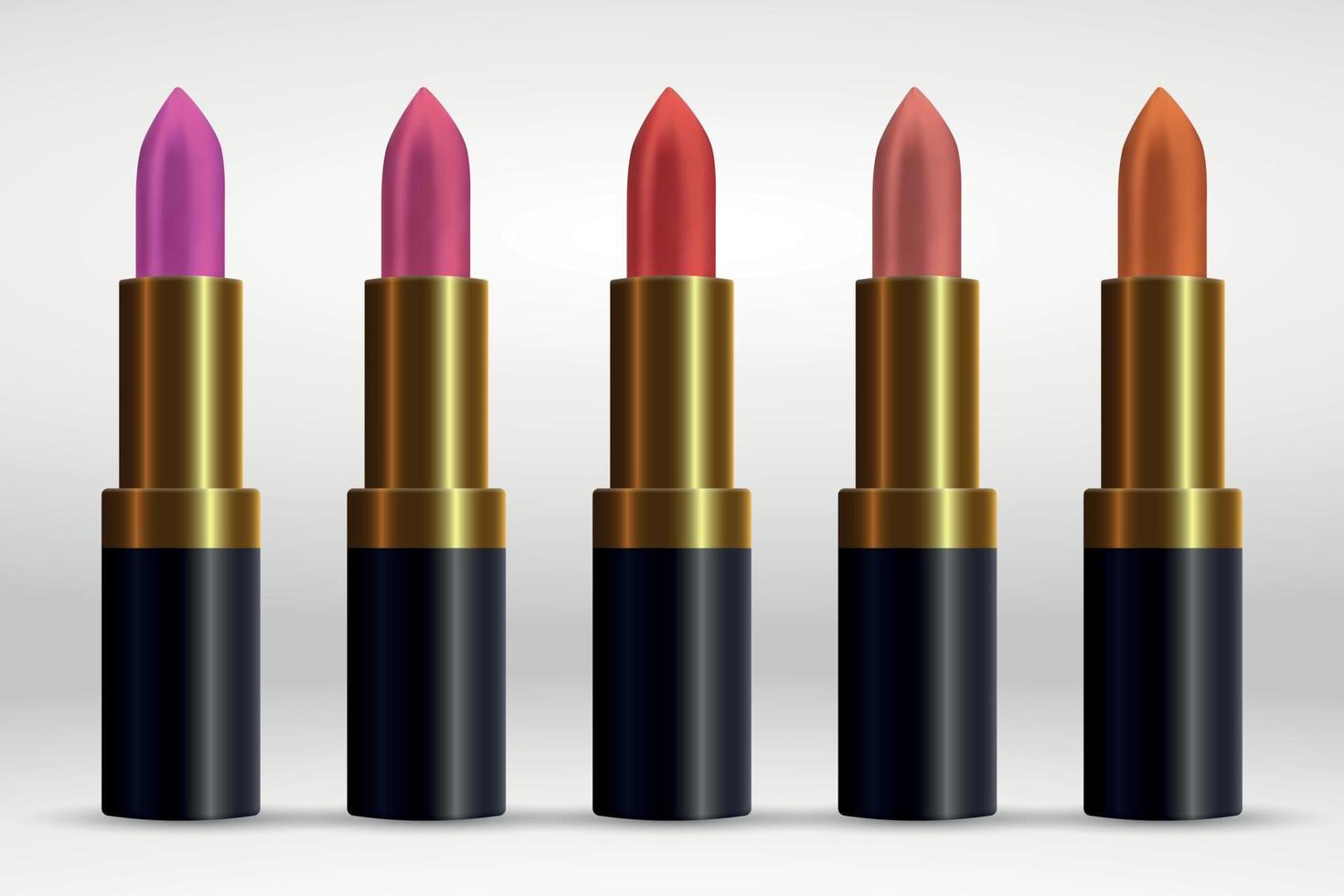 Red lipstick isolated vector