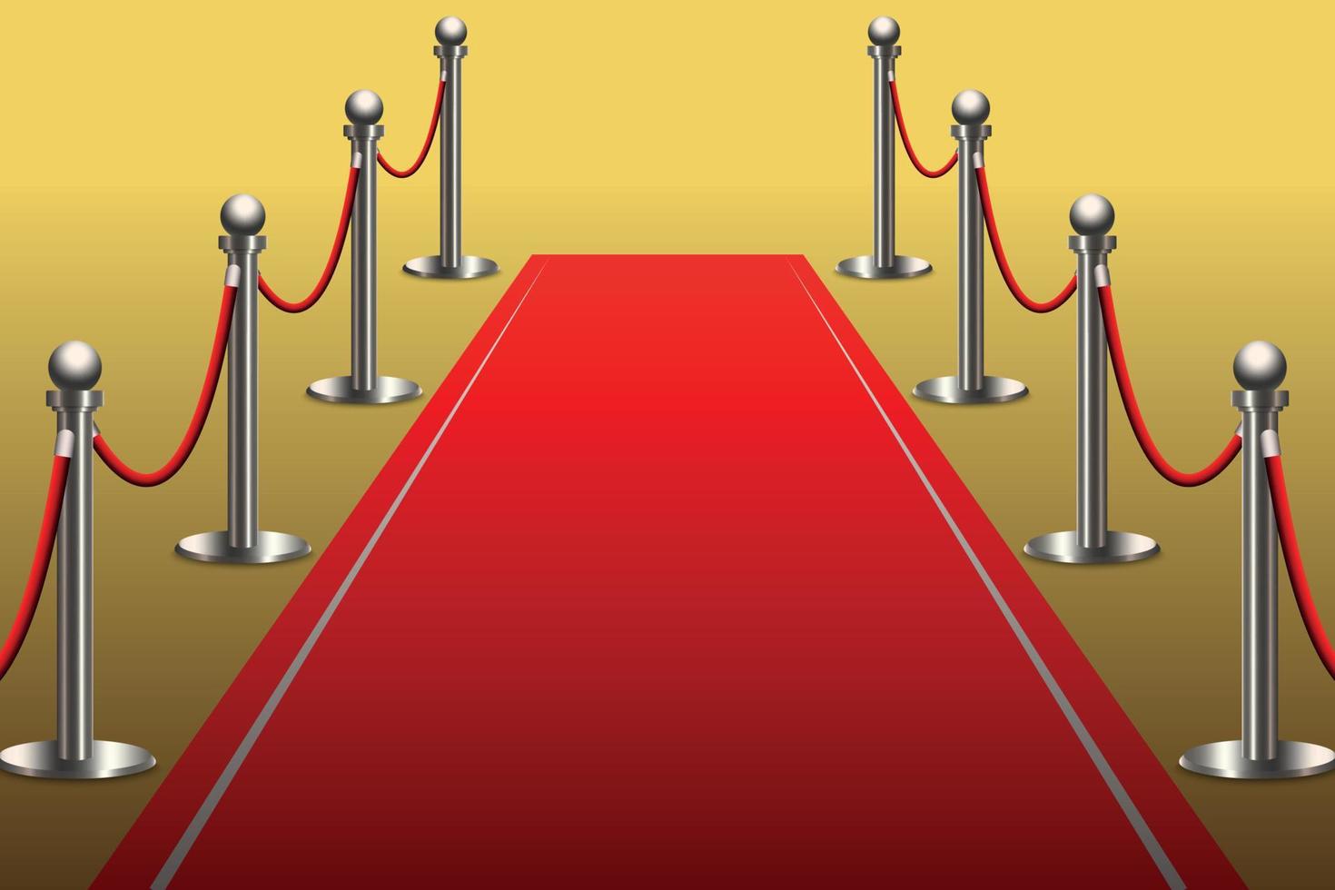 Red carpet vector illustration