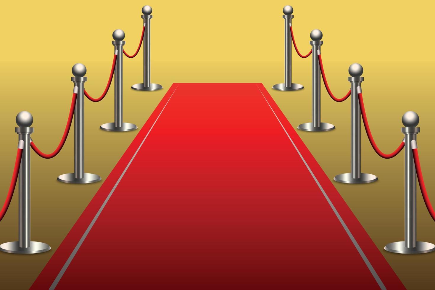 Red carpet vector illustration