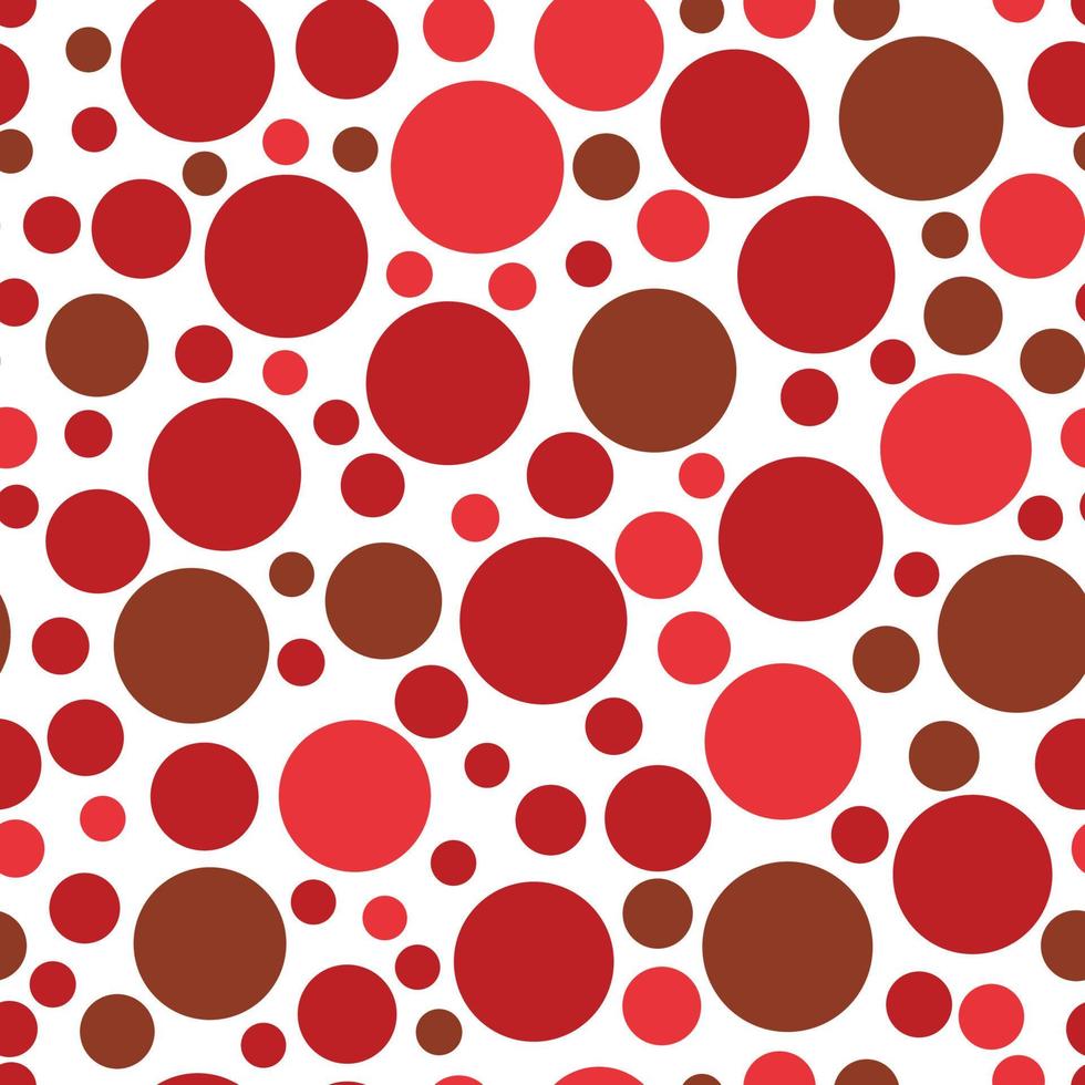 chaotic circle seamless pattern.  . Vector illustration