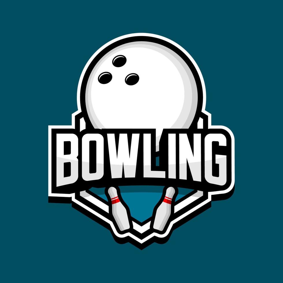 BOWLING TEAM LOGO vector