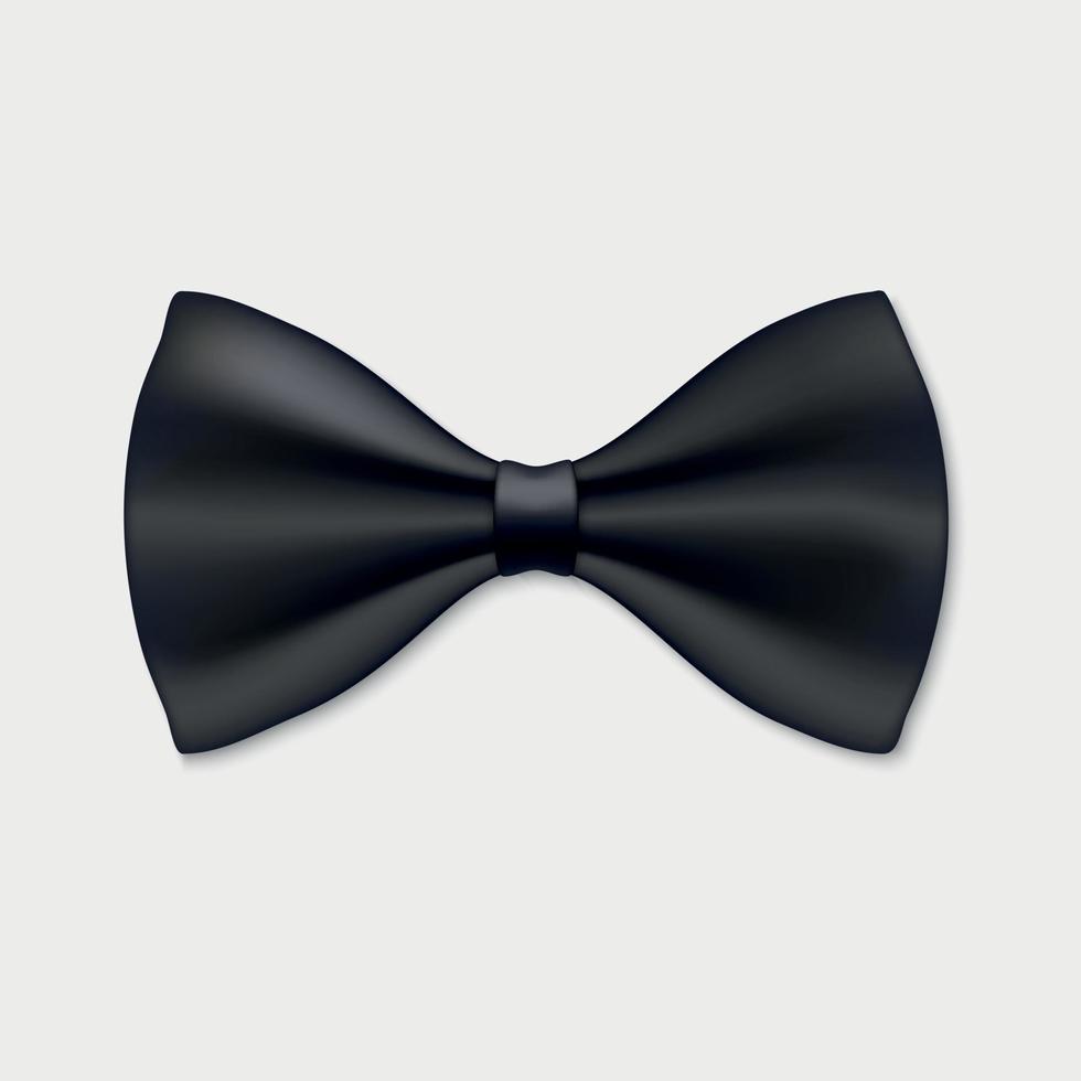 Bow Tie isolated on white. vector