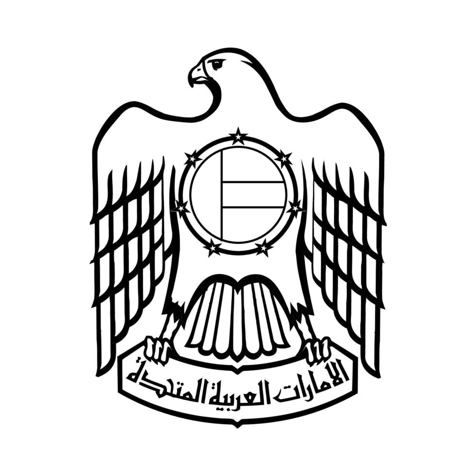 Symbol of United Arab Emirates vector