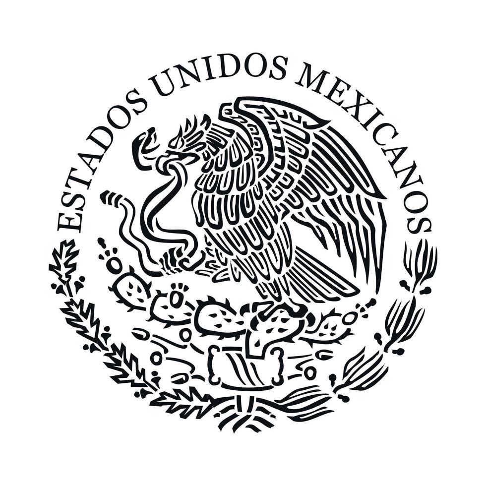 Symbol of Mexico. vector