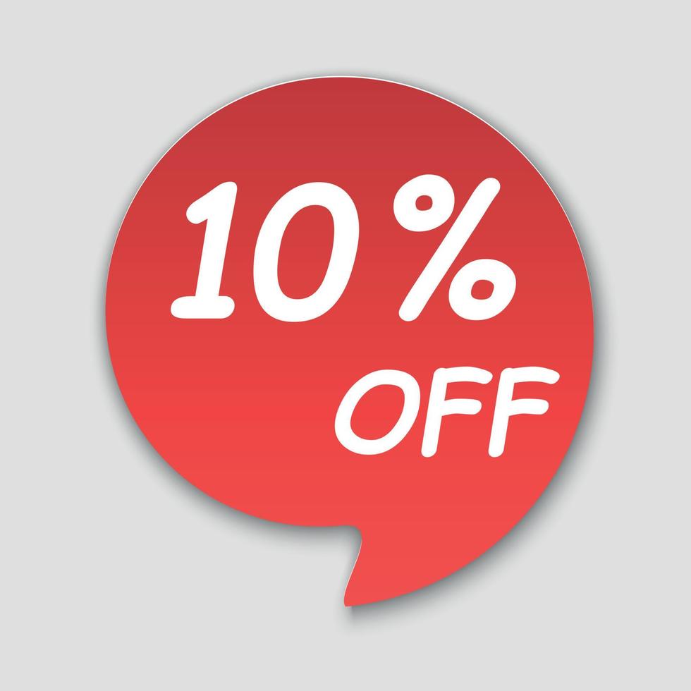 Sale offer or Price label, vector