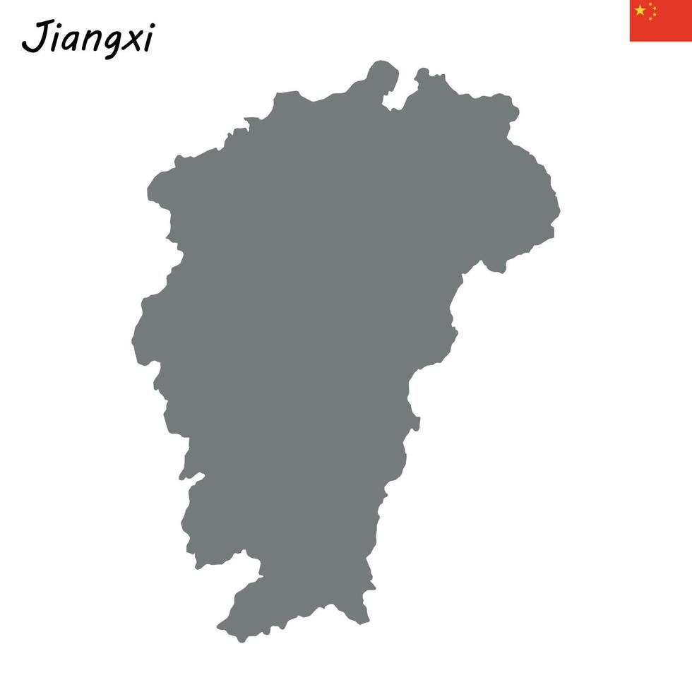 map province of China vector
