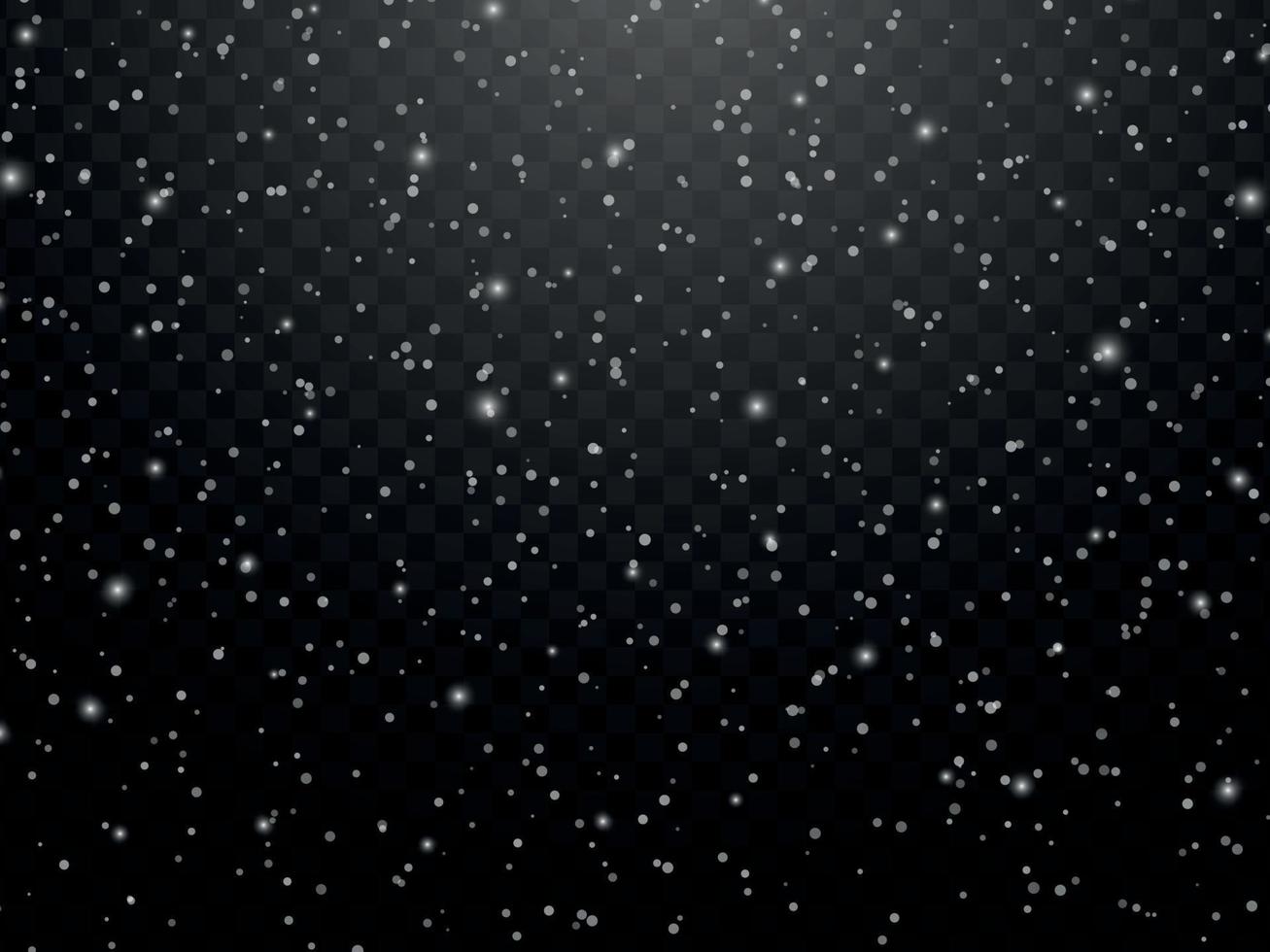 Abstract snowflake background. Fall of snow with snowdrift vector