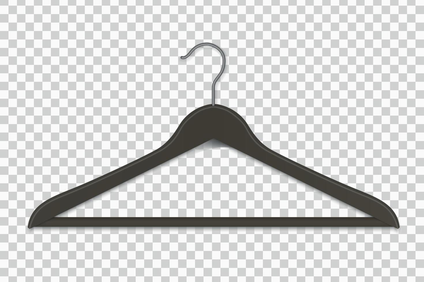 clothes  hanger isolated vector