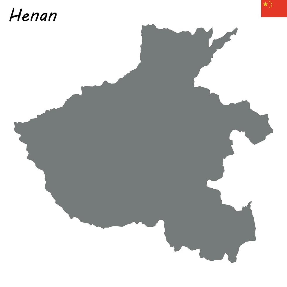 map province of China vector