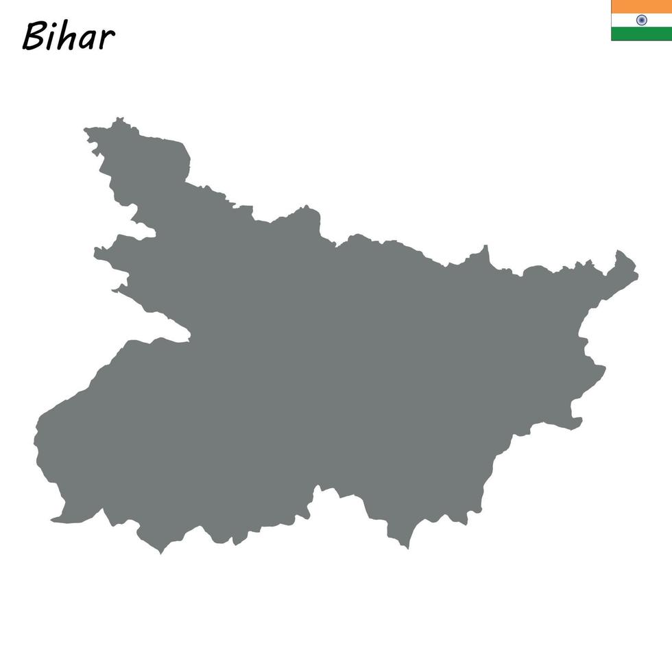 map of state of India vector