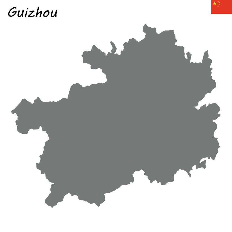 map province of China vector