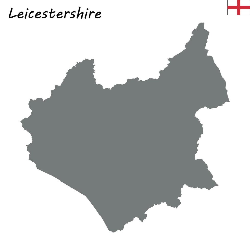 High Quality map is a ceremonial county of England vector