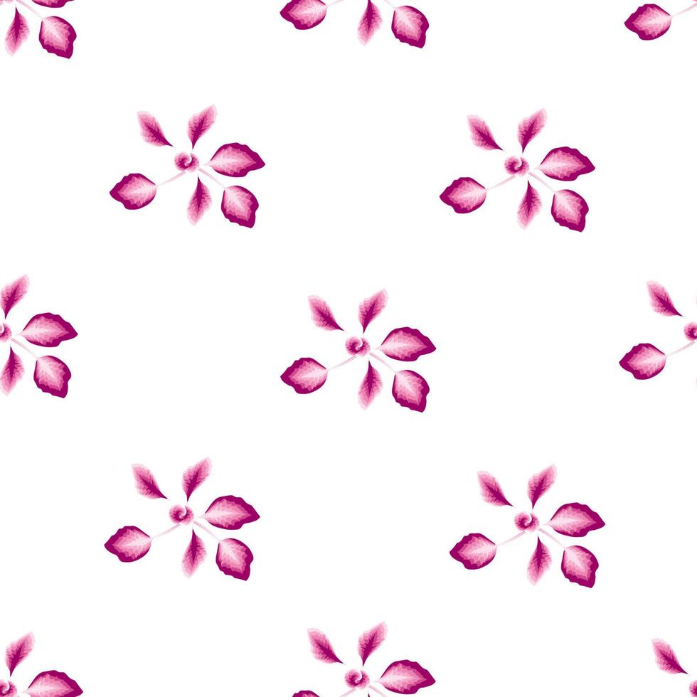 Fashionable seamless tropical pattern with bright pink plants and leaves on light background. Jungle leaf seamless vector pattern background. Exotic jungle print wallpaper. nature decorative. Summer