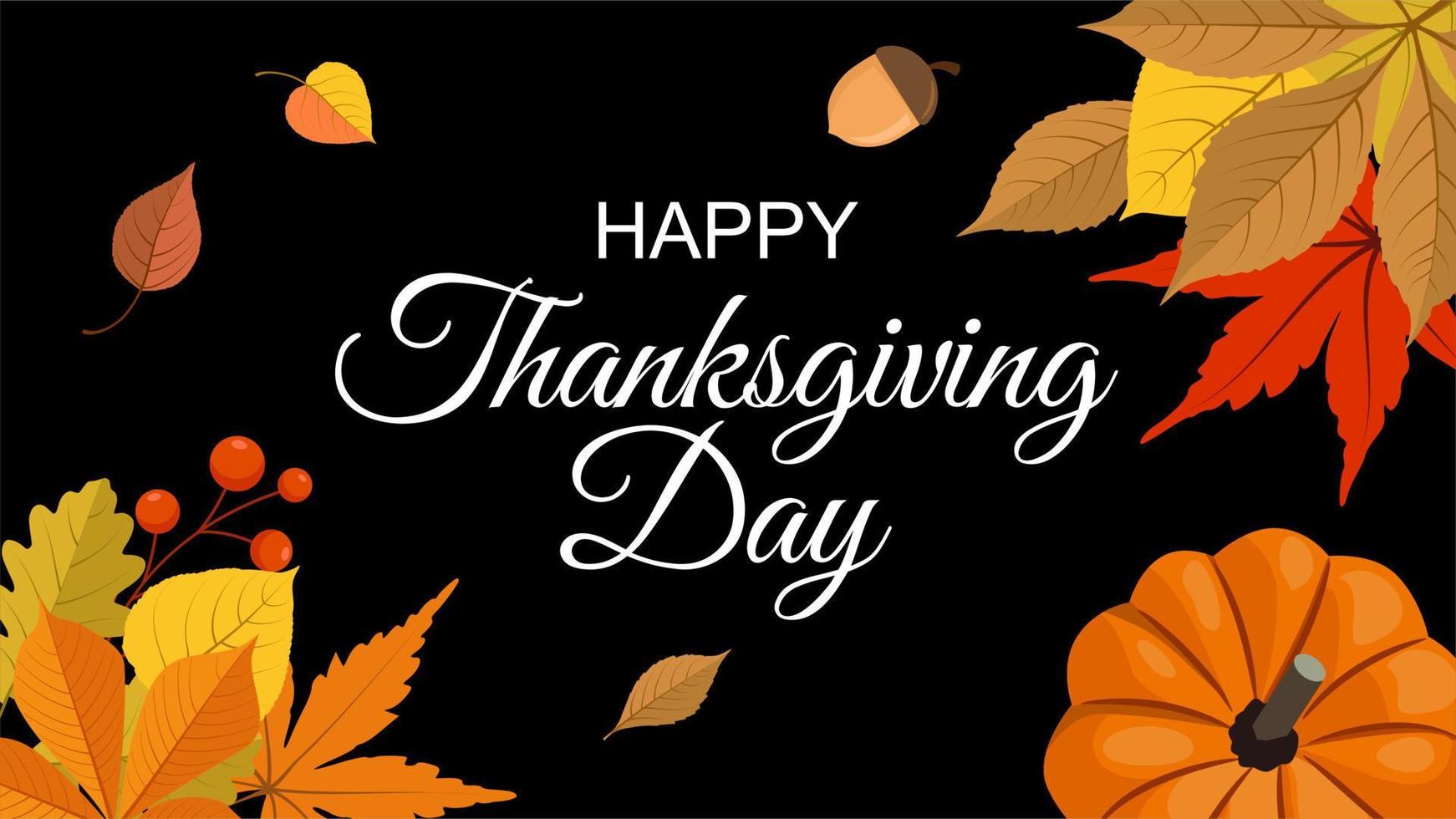 Happy Thanksgiving background vector