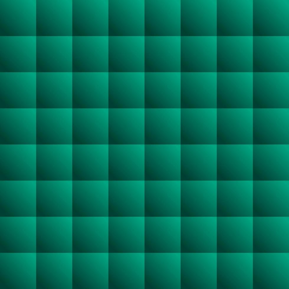 patrón de cubo 3d geométrico verde. fondo abstracto. vector