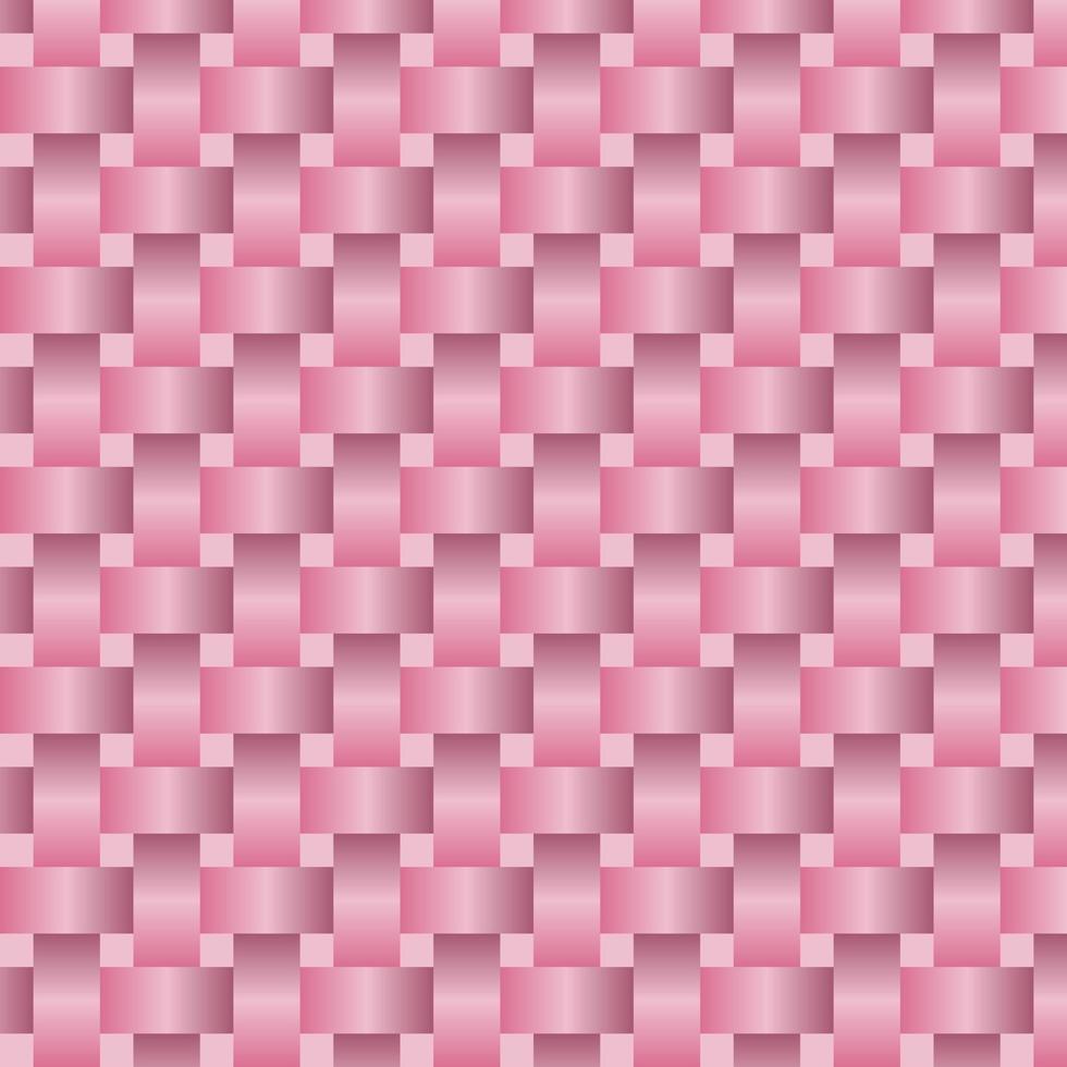 Pink geometric 3d pattern. Abstract background. vector