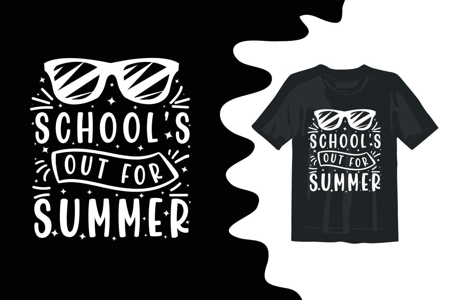 Summer typography t shirt design vector