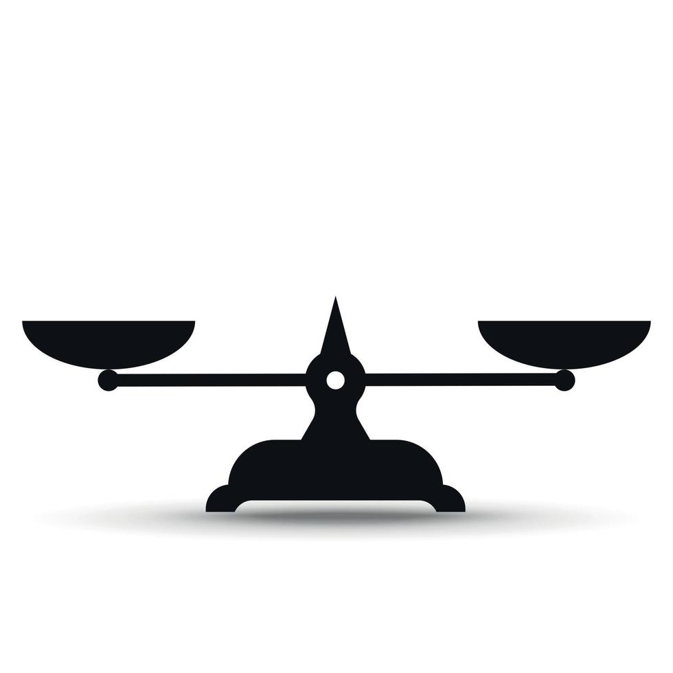 Vector scales symbol Icon . Vector illustration 11171672 Vector Art at Vecteezy