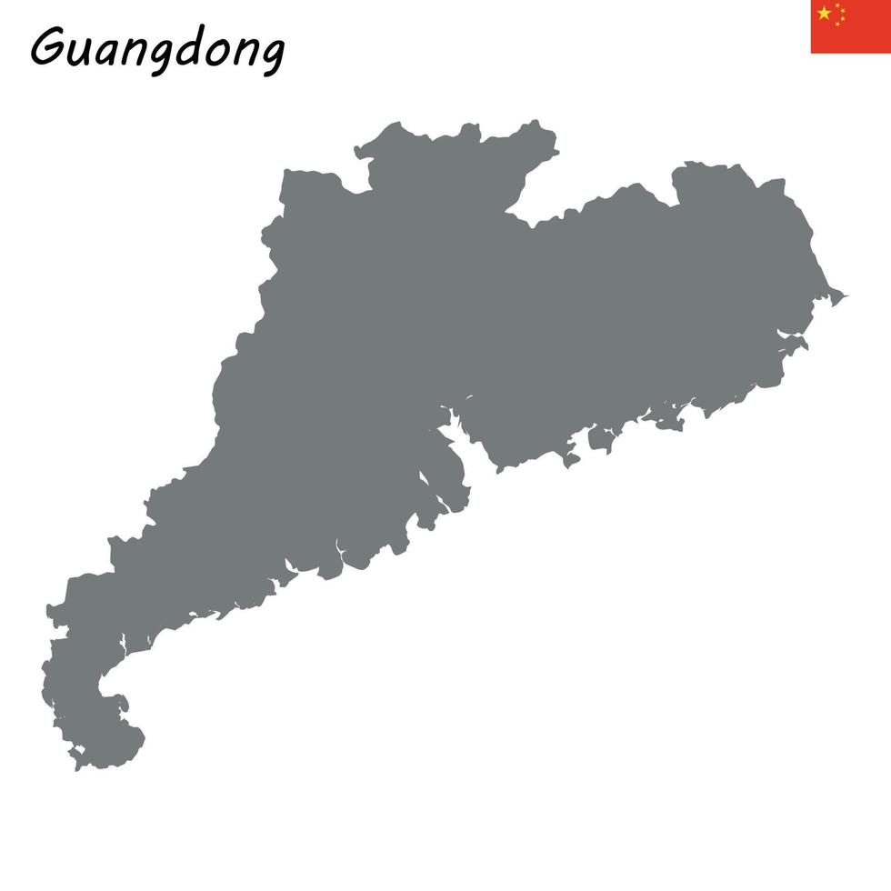 map province of China vector