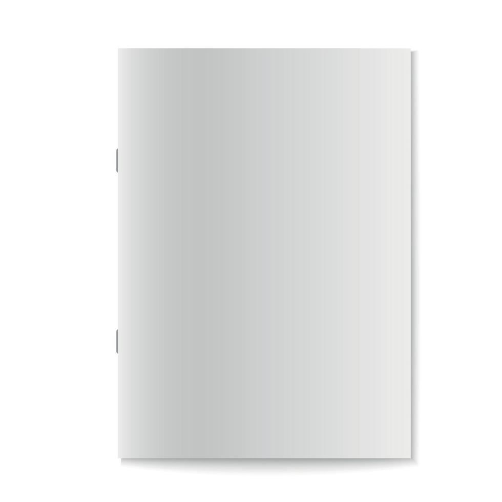 magazine mockup vector illustration