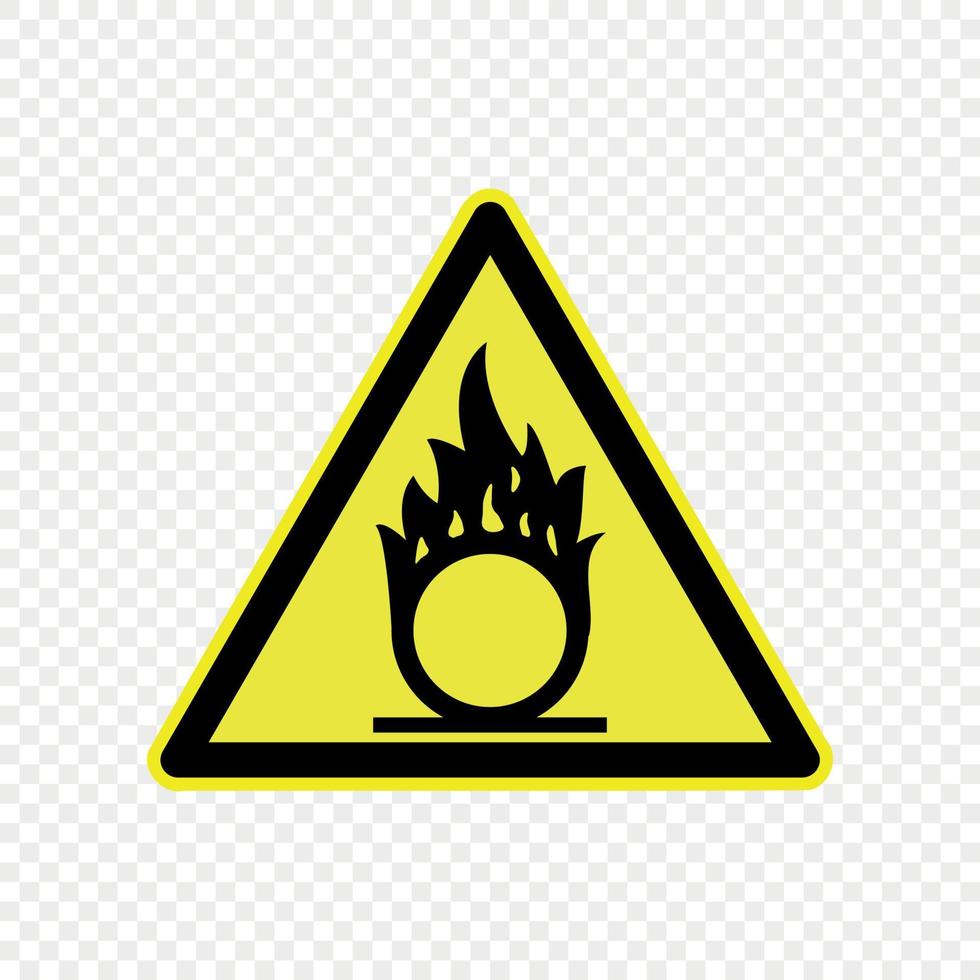 Warning sign vector illustration